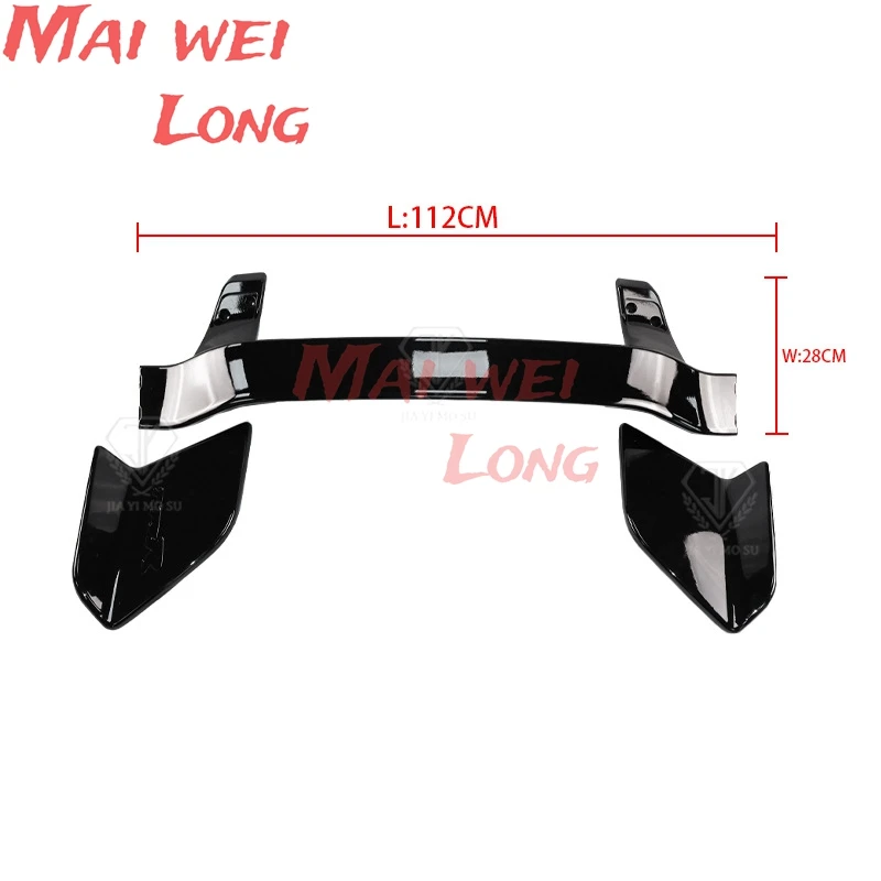 For Honda Jazz Fit Spoiler 2020 2021 2022 2023 High Quality ABS Material Car Rear Wing Primer Color Rear Spoiler