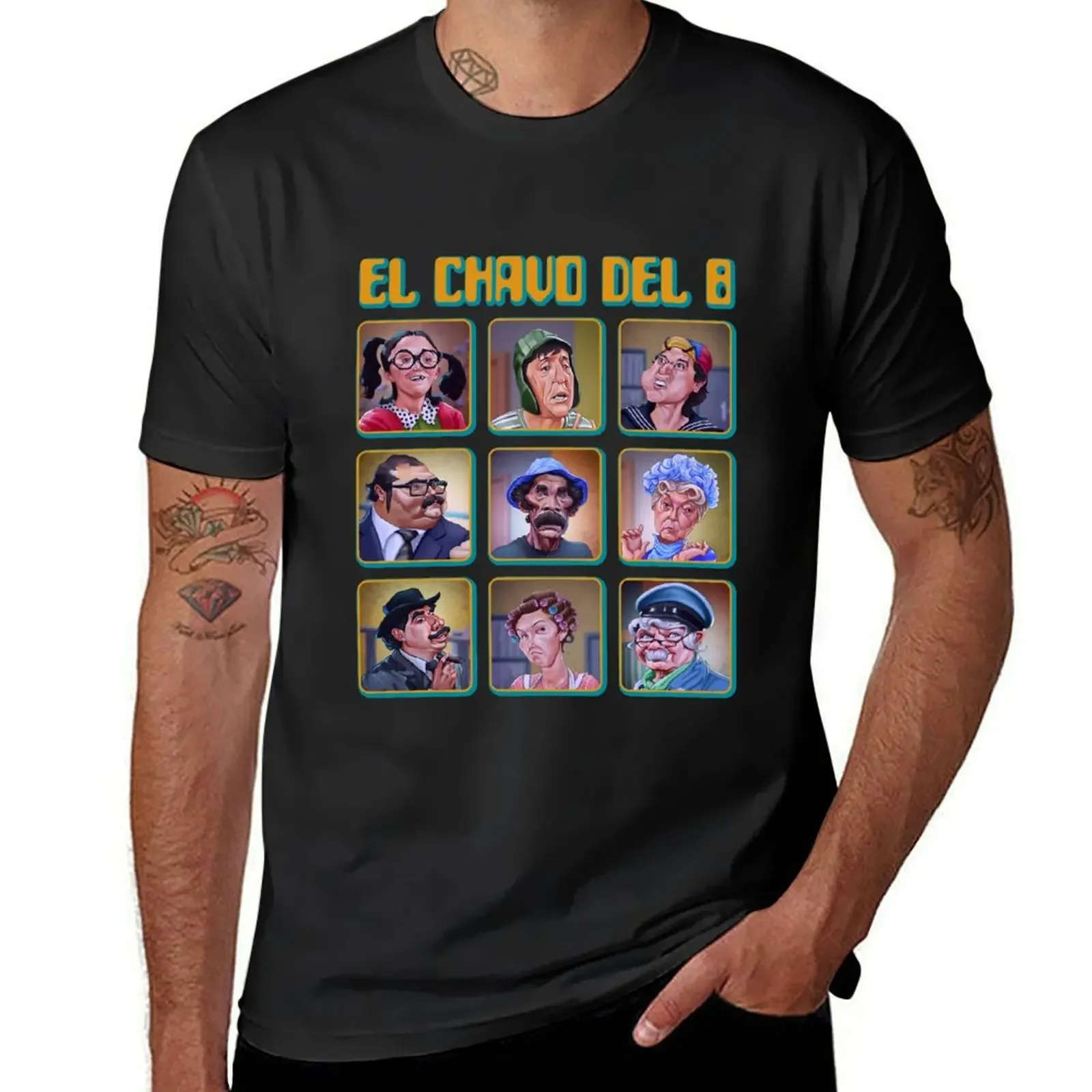 El Chavo del 8 v2 T-Shirt blanks custom t shirt black t shirts for men