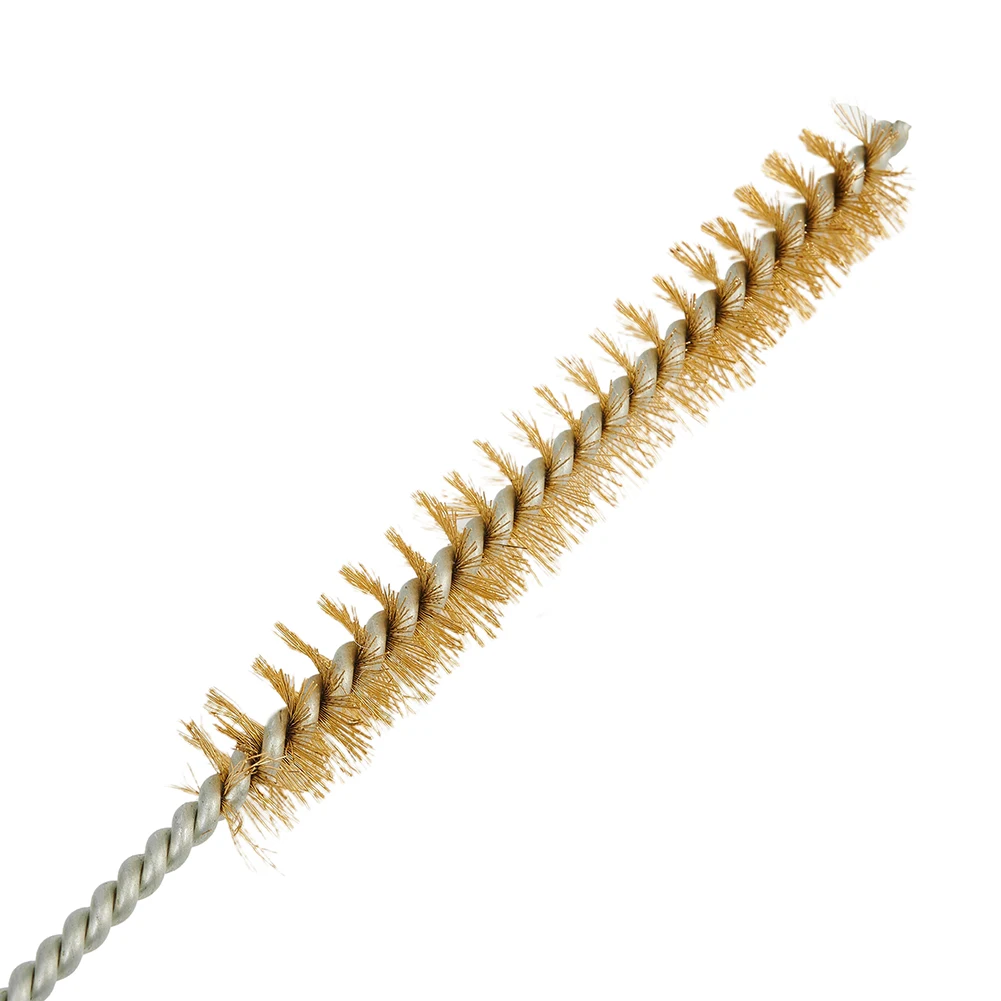 5 Pcs10-30mm Stainless Steel Cylinder Wire Tube Pipe Cleaning Brush Thread For Electrical Polishing Tools Accessories