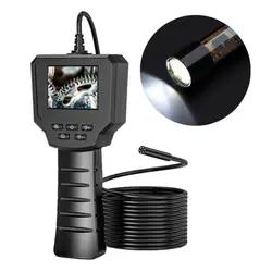 2.4'' IPS Screen Industrial Endoscope Camera HD1080P 20 Meter Cable Pipe Sewer Inspection Borescope IP68 Waterproof LEDs 2600mA