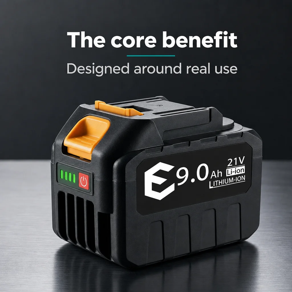 21V 9Ah Li-Ion Tool Battery Pa - огляд і ціна Power Tools Yellow