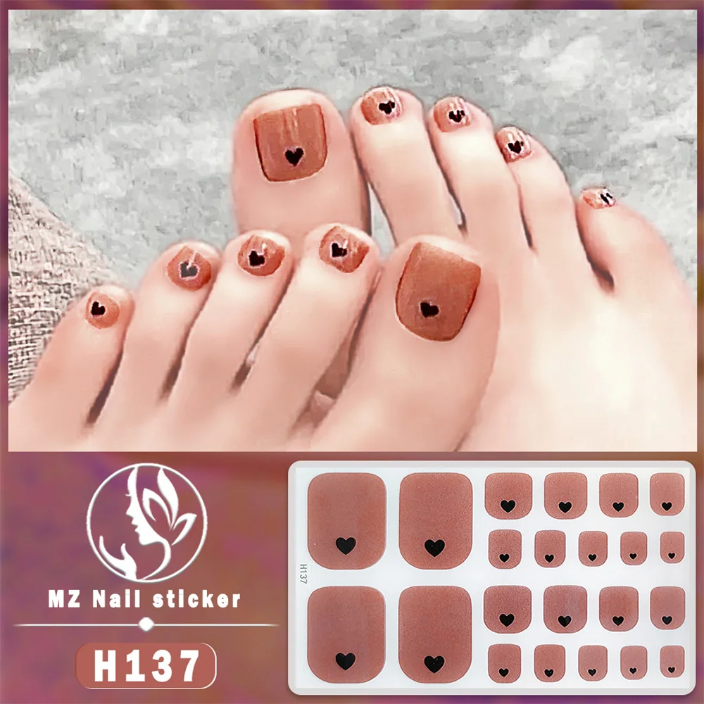 Whitening Toenail Stickers Toenails Cute Design Gel Toe Nail Stickers Nail Art Nail Polish Film And Toenail Stickers The New Gel