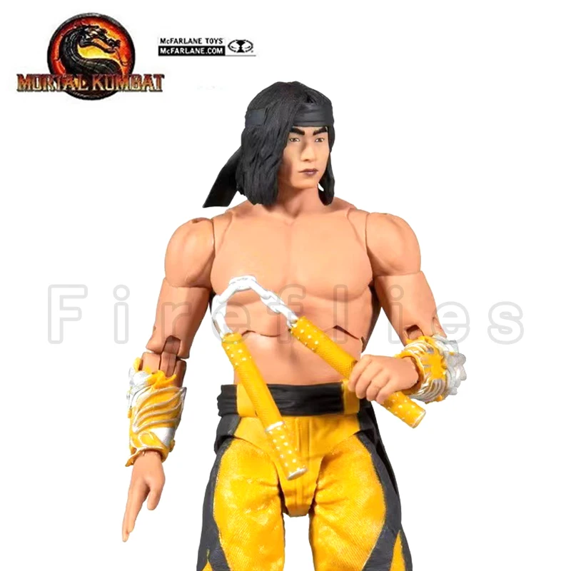 7inches McFARLANE Action Figure Mortal Kombat XI Liu Kang Anime Model For Gift Free Shipping