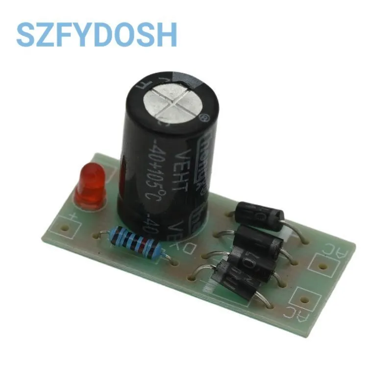 AC to DC power conversion module 1N4007 full bridge rectifier filter 12V 1A AC DC converter