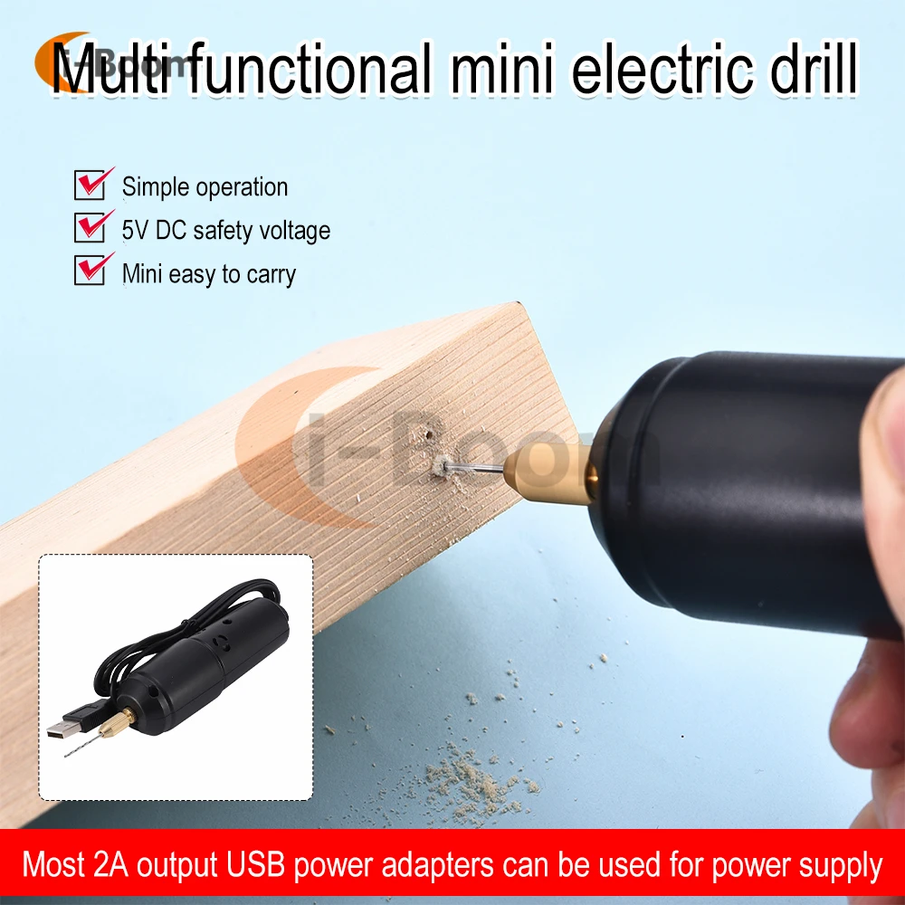 USB Mini Drill Kit Wireless Engraving Polishing Pen Electric Drill For Jewelry Pendant Metal Dremel Tools Dust Drilling Carving