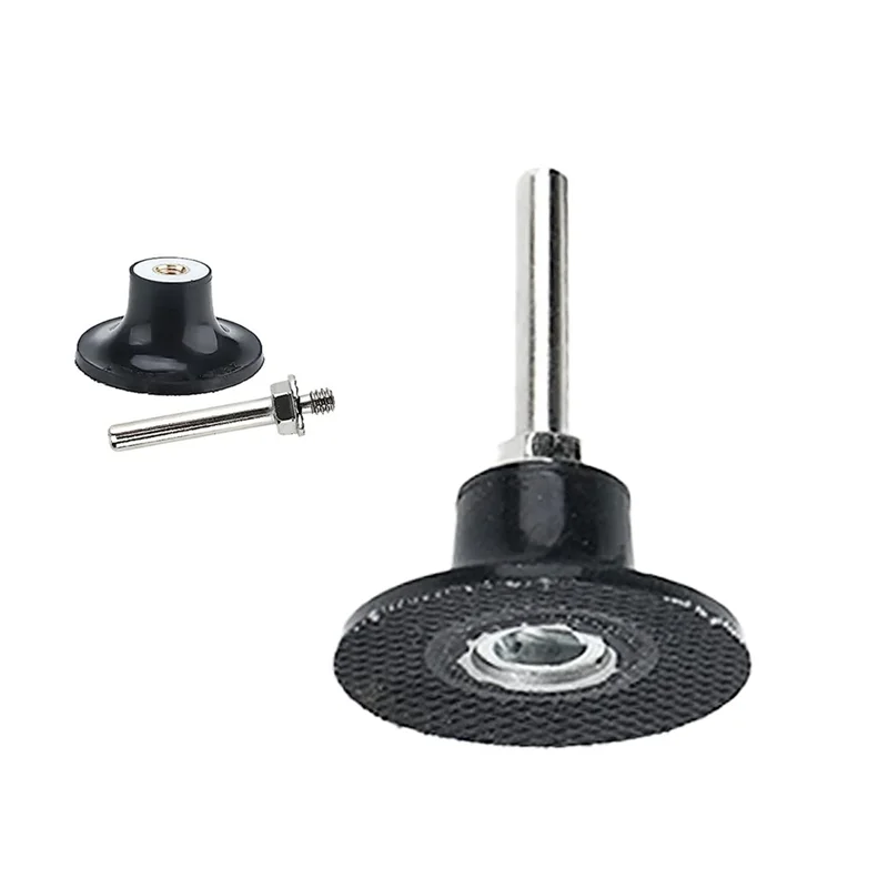 A96I-40Pcs 2 em rolo discos de aba de bloqueio com suporte de 1/4 Polegada acessórios moedor 40/60/80/120 grit rebolos