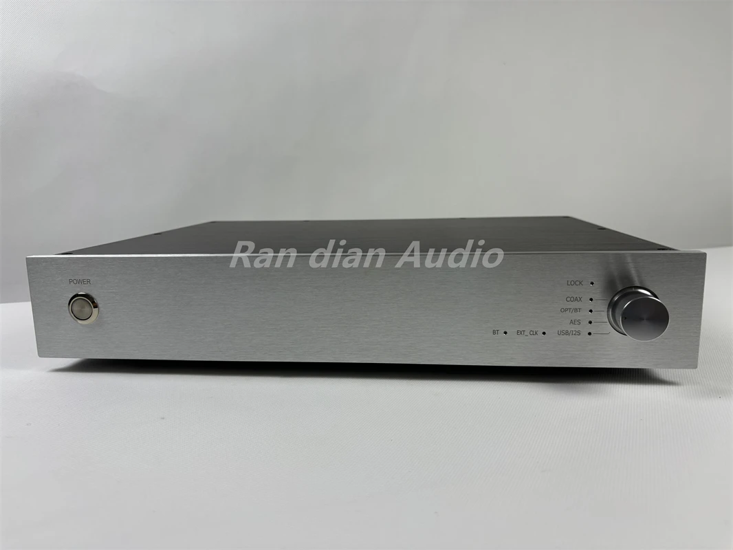 High-end Balanced AD1865 DAC Decoders,SAA7220PC+CS8412,Support External Clocks,11.2896MHz&12.288MHz,AES+USB+Coaxial,Fiber optic