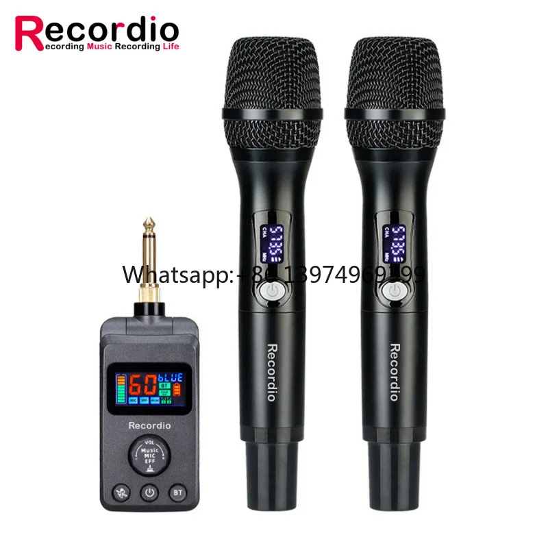 레코디오 M50 DSP 안티 휘슬링 리버브 블루투스 무선 마이크