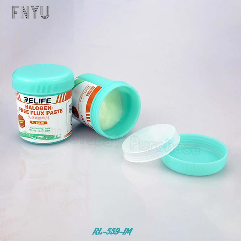 RELIFE RL-223-OR 100g PCB SMD BGA flux lead-free and halogen-free environmentally friendly no-clean rosin solder paste Solder