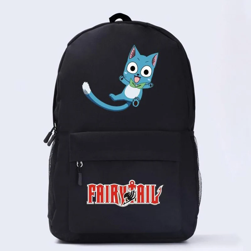 

Хвост Феи, рюкзак, 32×45×12cm Black White, Fairy Tail, Anime, student Gifts, Backpacks, Girls Boys