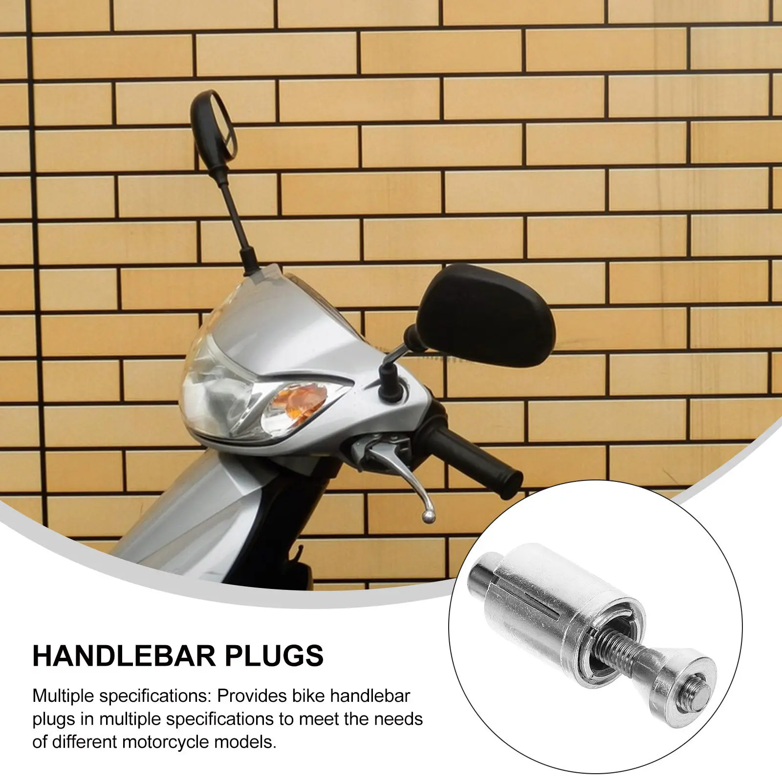 Motorcycle Handlebar Plug Expansion Screw High Strength Bar End Plug Multiple Specifications Electric Vehicle Tail End Screw