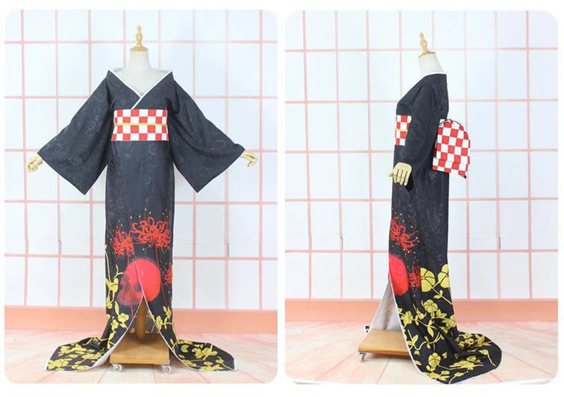 COSLEE Vtuber Nina Kosaka Kimono Dress Cosplay Costume Halloween Party Suit Role Play Clothing Custom Made NEW view 3