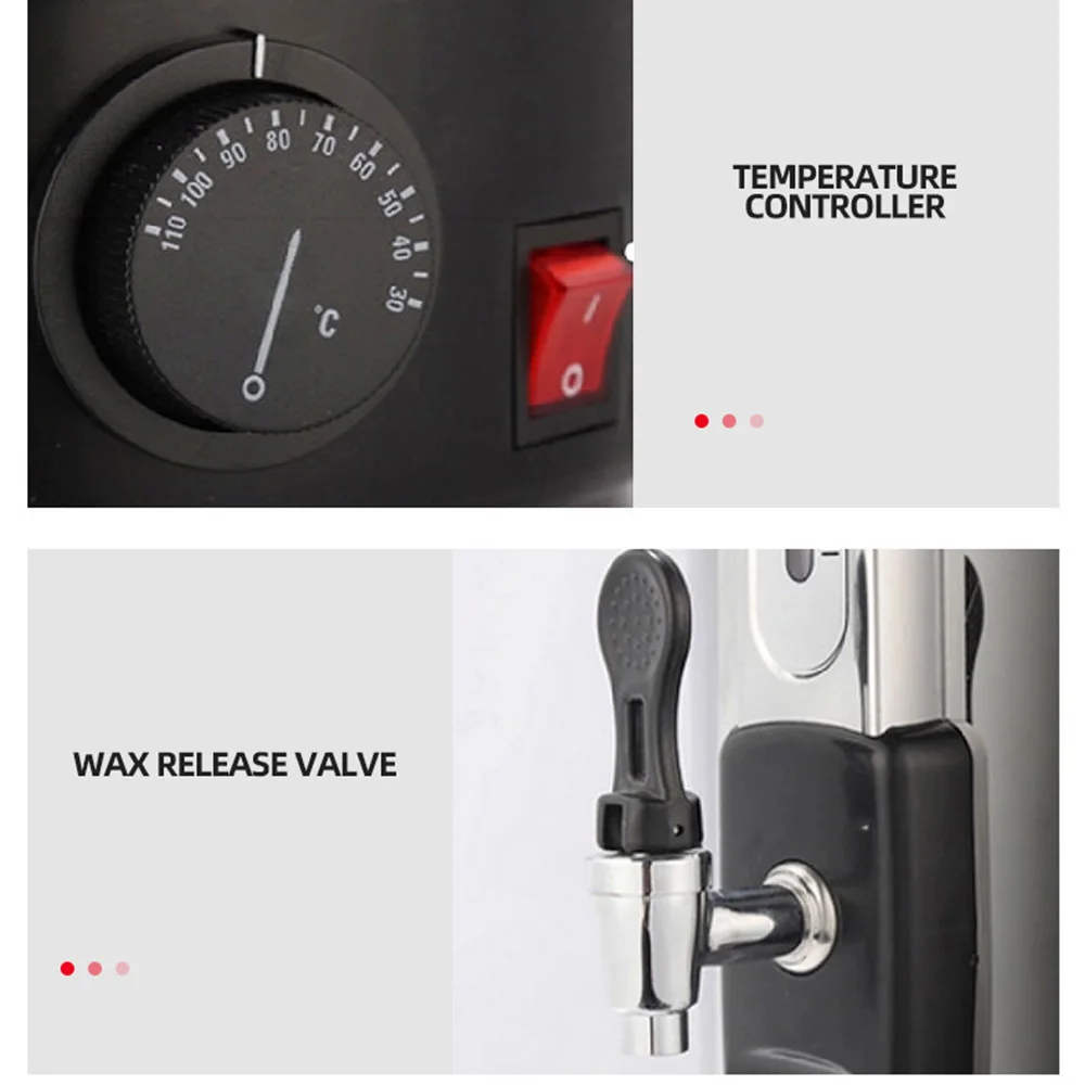 Version 2025, Wachskochendes Fass, elektrische Wachserhitzer, Wachsbohnen, Perlenheizung, Schmelzmaschine
