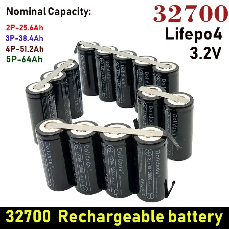 

3.2v 32700 25.6ah 38.4ah 51.2ah 64ah Rechargeable Lifepo4 High Drain 25ah for Battery Pack Diy Vehicle Electric Bicycles