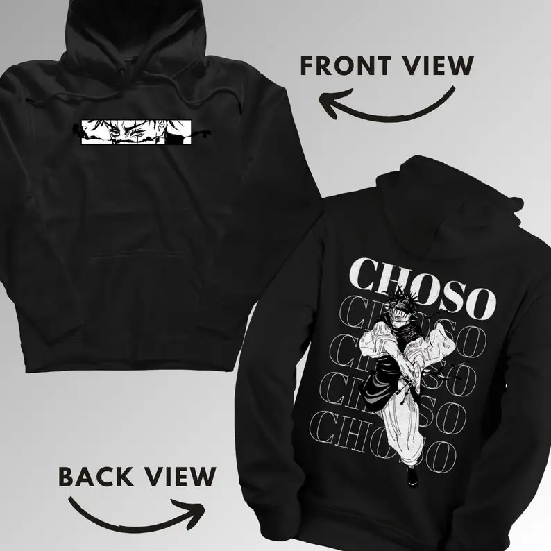Choso-Sweat à capuche Jujutsu Kaimmense, Vêtements Anime ChimManga, Marchandise JJK, Vêtements décontractés unisexes