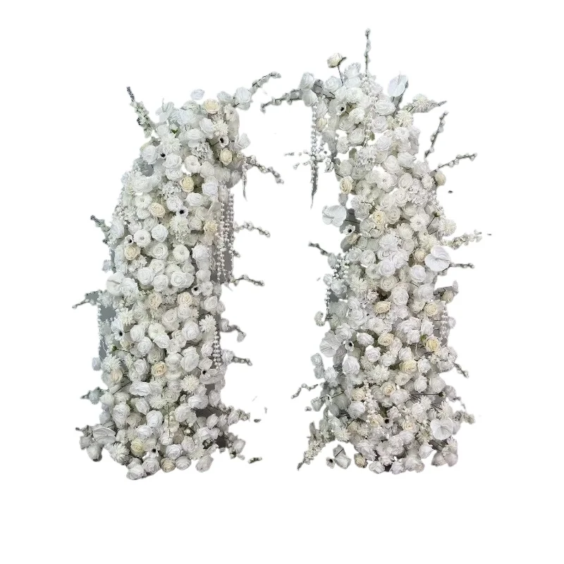 Wedding center decorations, metal flower balls, arched long strips, 6-7 feet high, environmentally friendly cardboard packaging