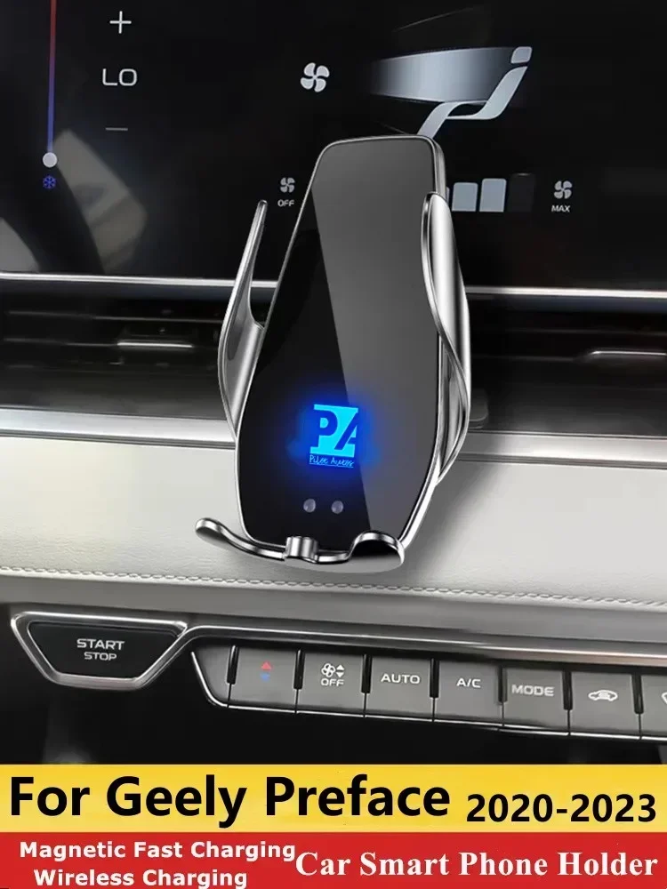 

2020-2023 For Geely Preface Mobile Phone Holder Wireless Charger Car Mount Navigation Bracket GPS Support