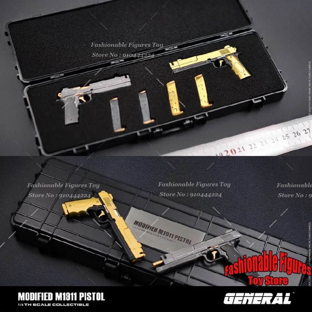 General GA-006 1/6 Scale Scale Weapon Modified M1911 Pistol Mini Combat Equipment Cannot Launch Fit 12