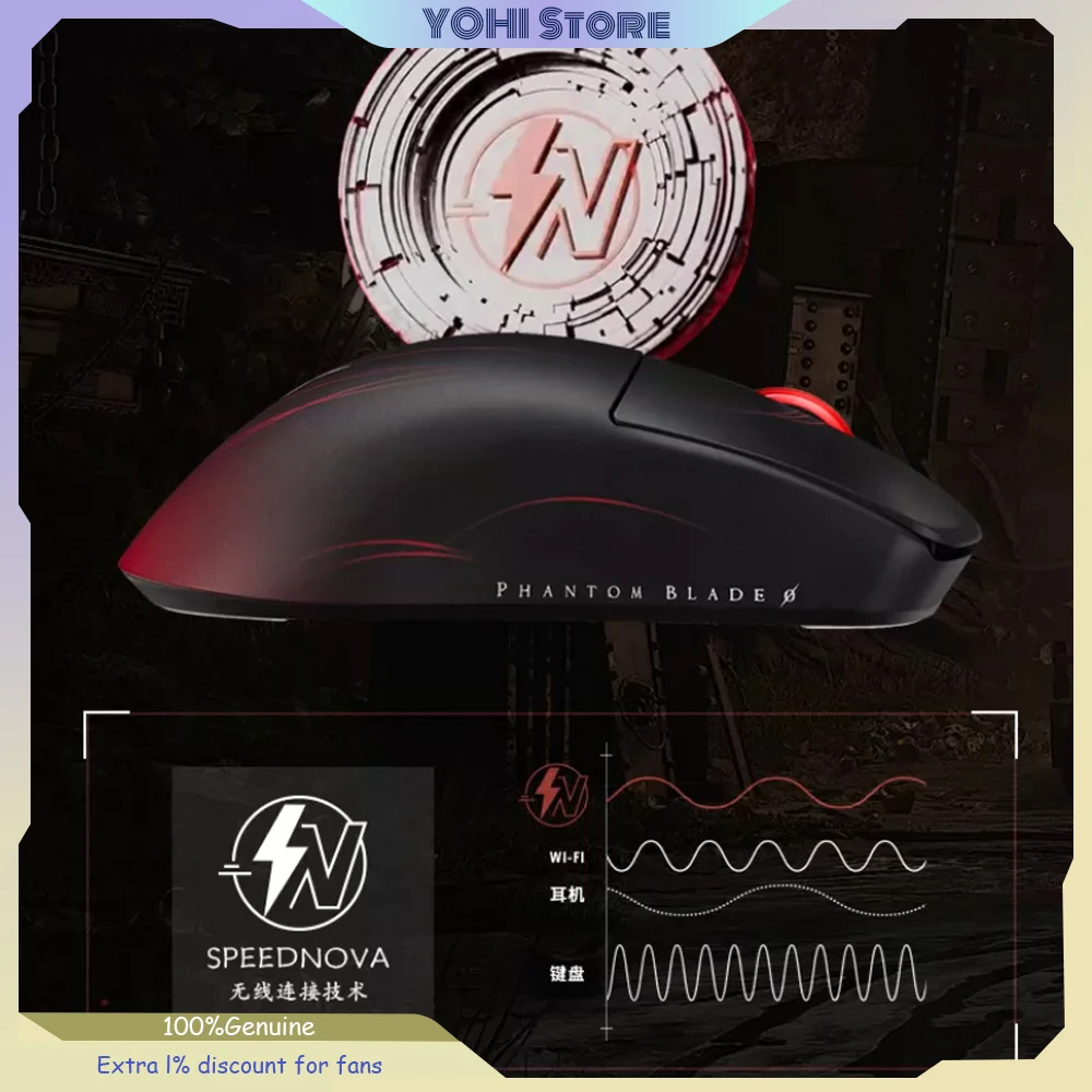 New ROG Harpe2 Ace Phantom Blade Zero Edition Tri-mode Wireless 8K Ultralight Gaming Mouse 48g Ultralight Semi-Symmetrical