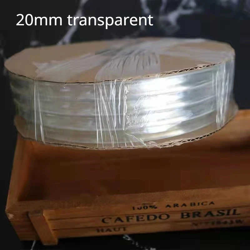 4/5/6/8/10/15/20 mm transparentes TPU hochelastisches Gummiband BH Schultergurt Gummiband mattiert DIY Sportbekleidung Zubehör 5 Jahre