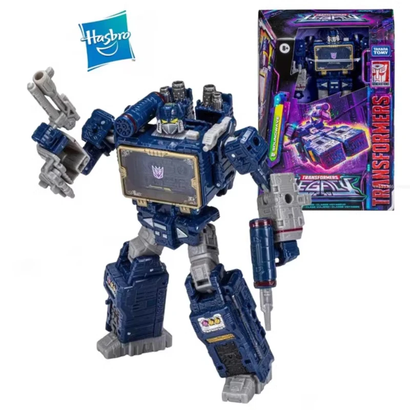 In Stock Hasbro Transformers Toy TRA GEN LEGACY EV Series Soundwave G2 Universe Jhiaxus Voyager V-class Robot Action Figure Gift