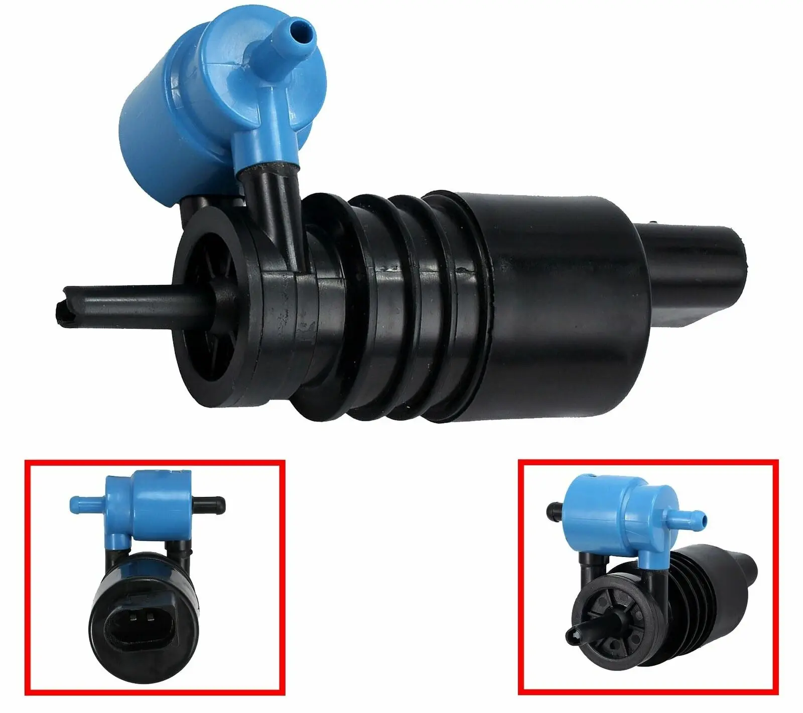 TWIN OUTLET WINDSCREEN WASHER PUMP FOR SKODA FABIA OCTAVIA MULTIVAN TRANSPORTER 67128377987 67126938620 FREE SHIPPING