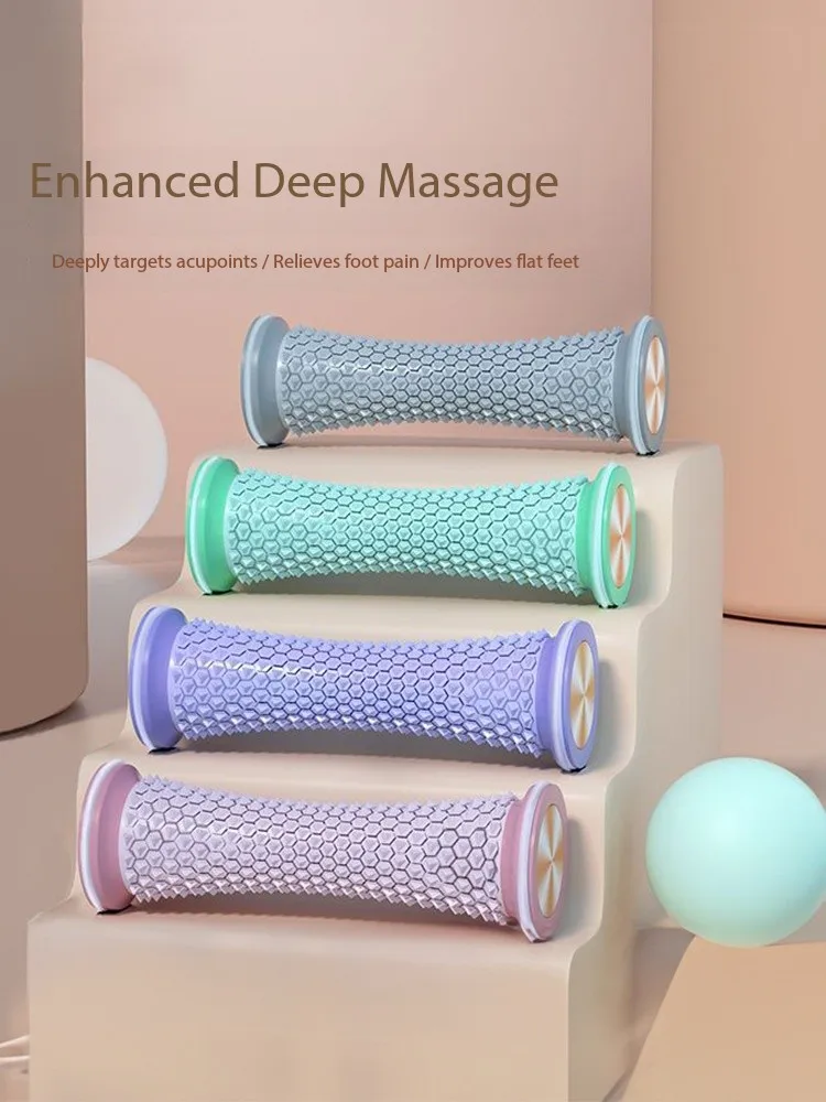 

Yoga Exercise Foot Massage Roller for Plantar Fascia, Muscles, Leg Relaxation, Arch Trainer, and Muscle Relief