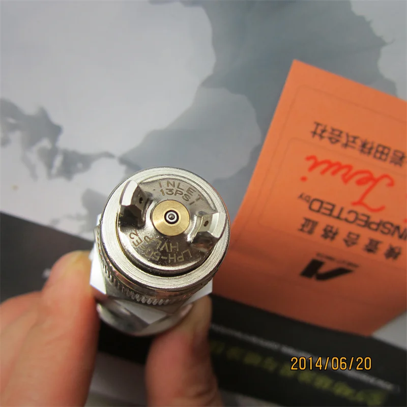 

Japanese Iwata spray gun nozzle cap AS-80-011 caliber 0.3 0.5 1.0 atomized fine and durable paint saving