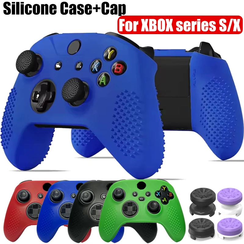 עבור xbox אחד x/s בקר עם ידית האחיזה כובע גבוהה מקל אנלוגי מכסה סיליקון כובע ג 'ויסטיק מגן