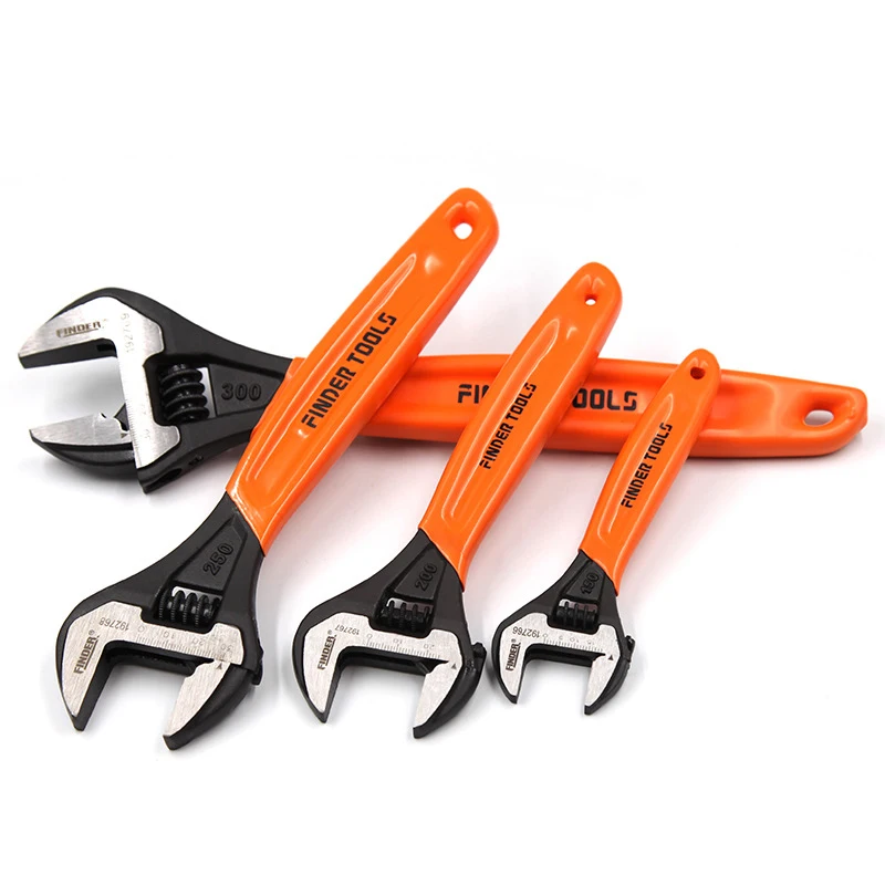 6/8/10/12 Inch Multi-function Adjustable Wrench Universal Spanner High Carbon Steel Open Monkey Spanner Nut Key Car Repair Tools