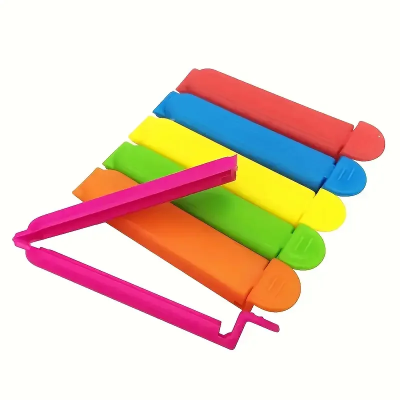 30 Stück mehrfarbige Lebensmittelversiegelungsclips: Halten Sie Snacks frisch und trocken – 7 cm lange Clips, perfekt für die Aufbewahrung in der Küche – Detail 7