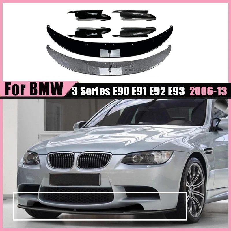 

Front Bumper Lip Splitter For BMW 3 Series M3 E90 E91 E92 E93 2006 2007 2008 2009 2010 2011 2012 2013 Body Kits Auto Part Tuning
