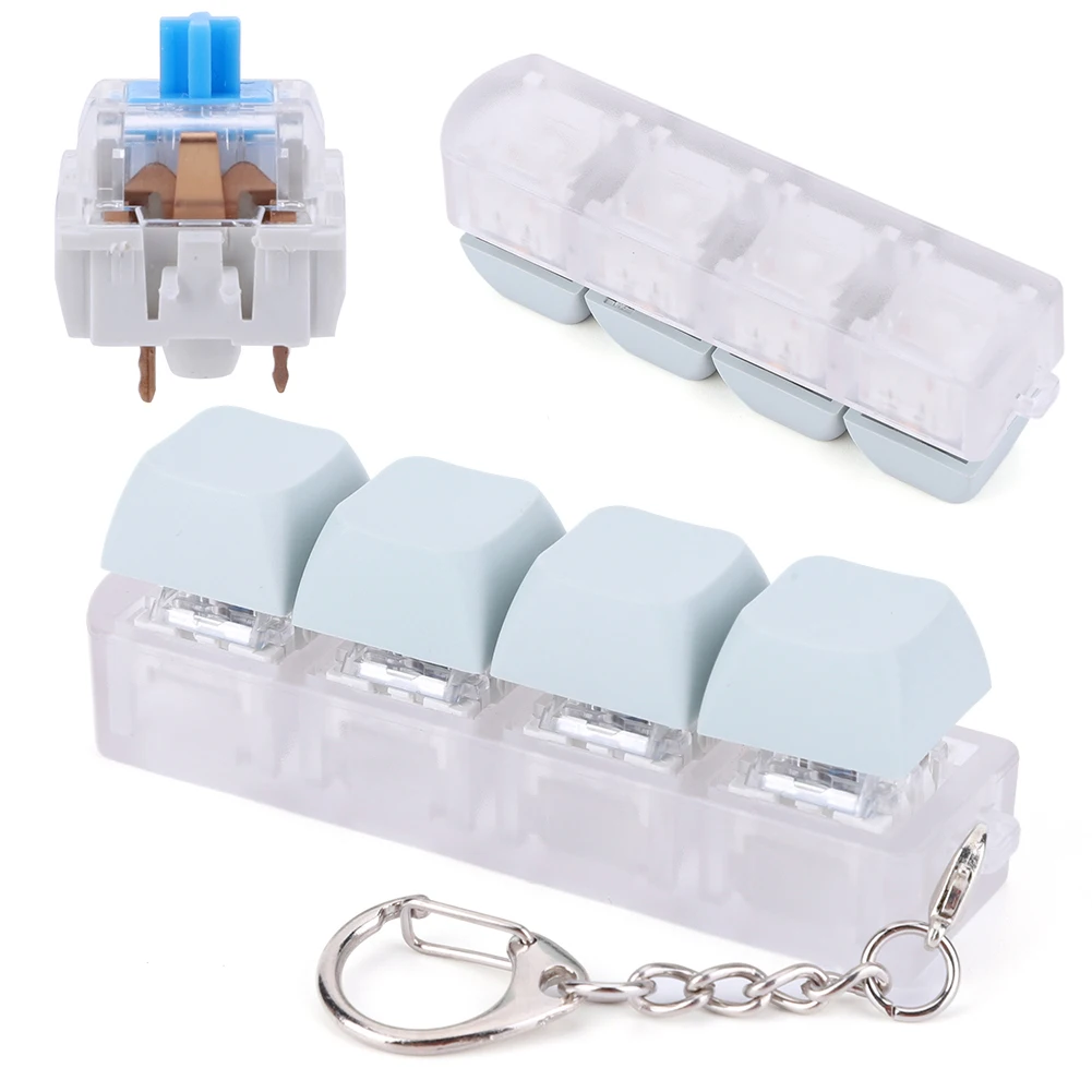 

Кнопка Keycap Fidget Keychain для снятия стресса, портативная ручная игрушка, подходящая для взрослых и любителей непоседы