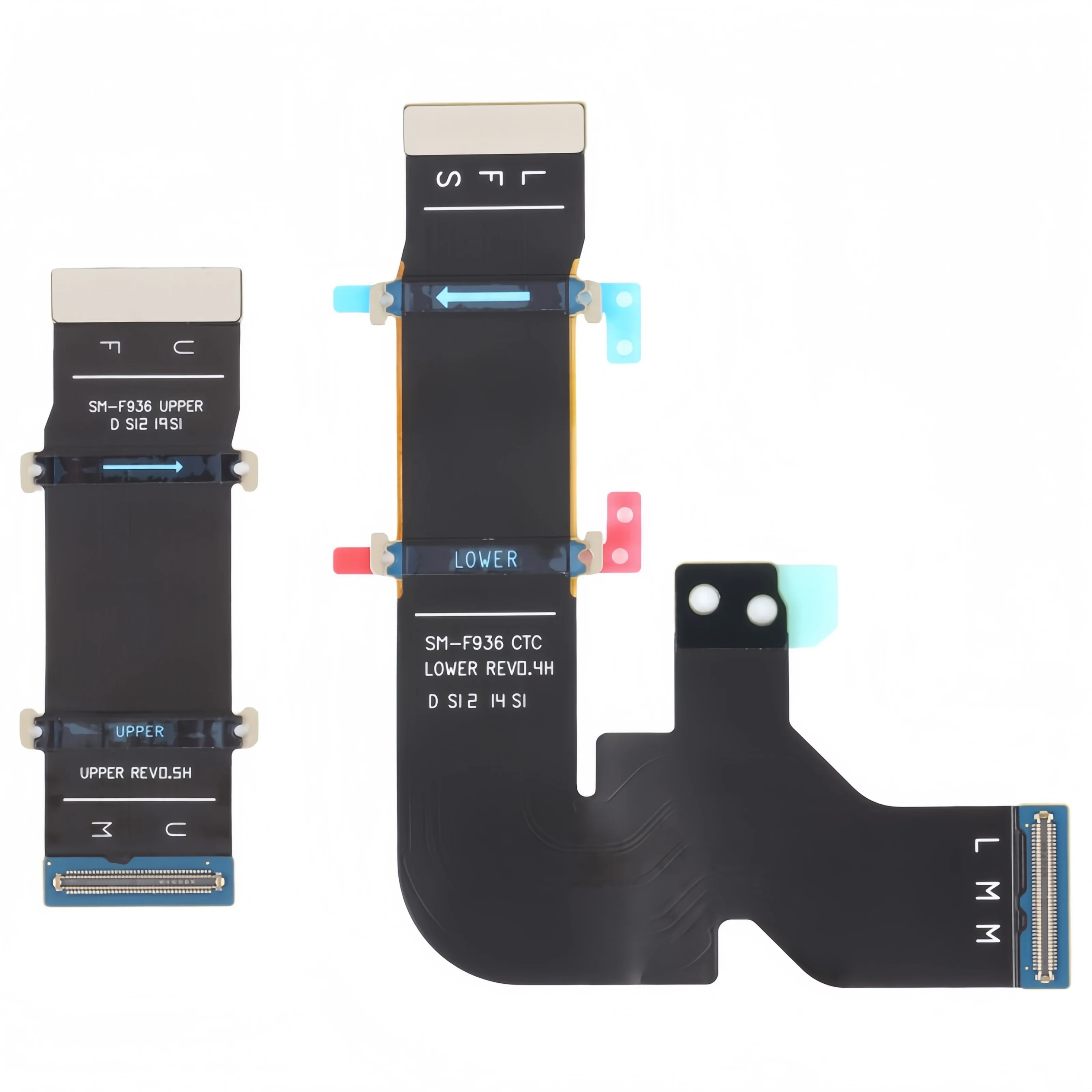 1 Pair Original Spin Axis Flex Cable suitable For Samsung Galaxy Z Fold4 SM-F936B Mobile Phone Accessories