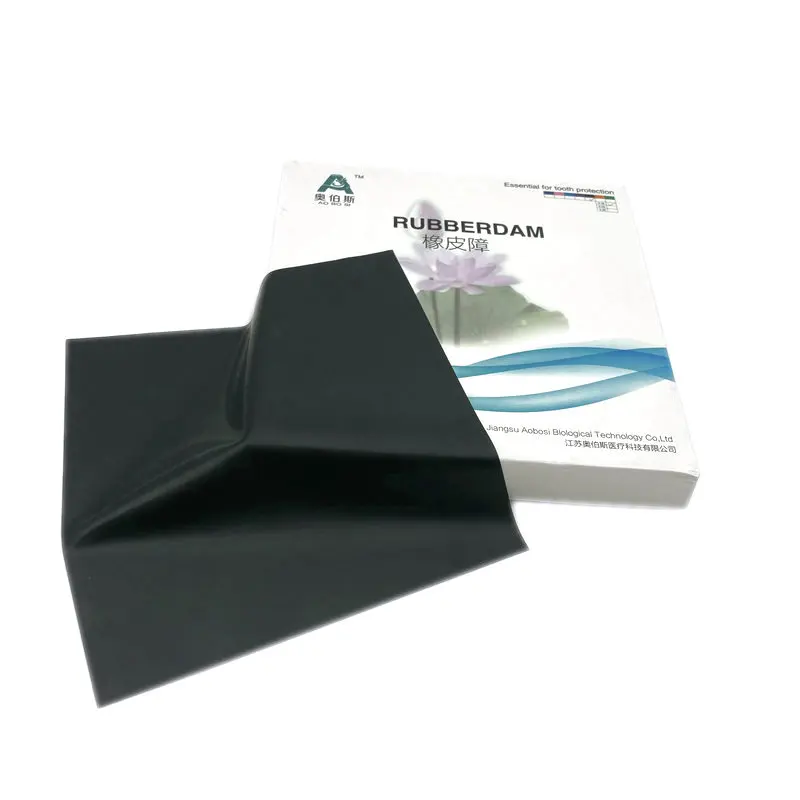 S X 52Pcs or L X 36 Pcs Dental Dams Non-Sterile Dams Natural Rubber Latex Material Multiple Color Model Options