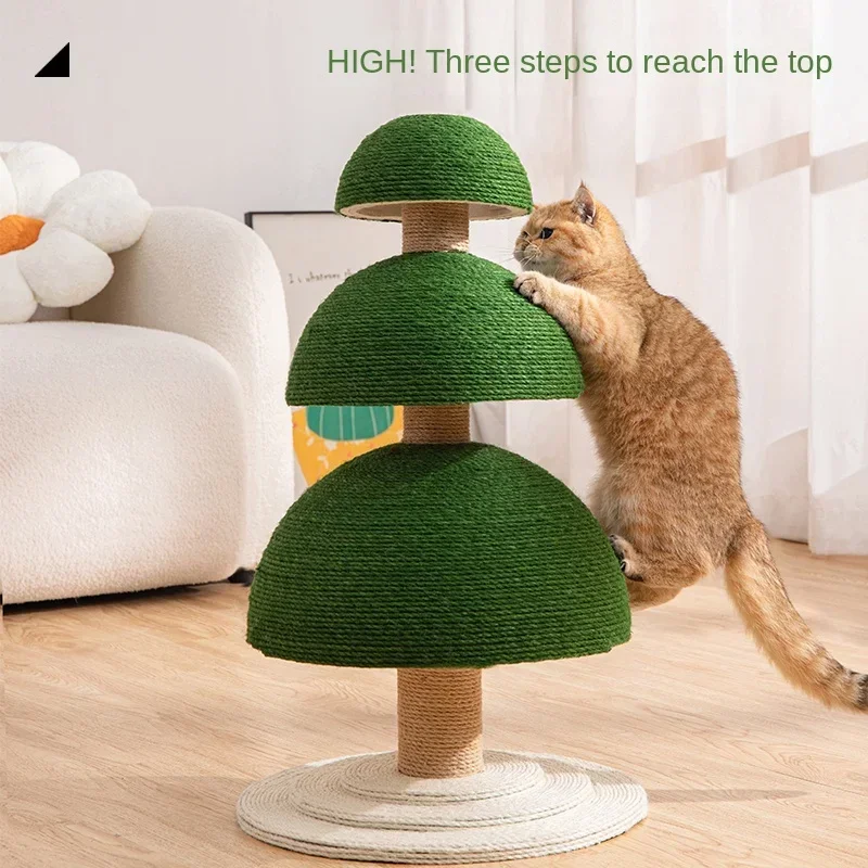 

The Cat tree is wear-resistant and does not chip off.