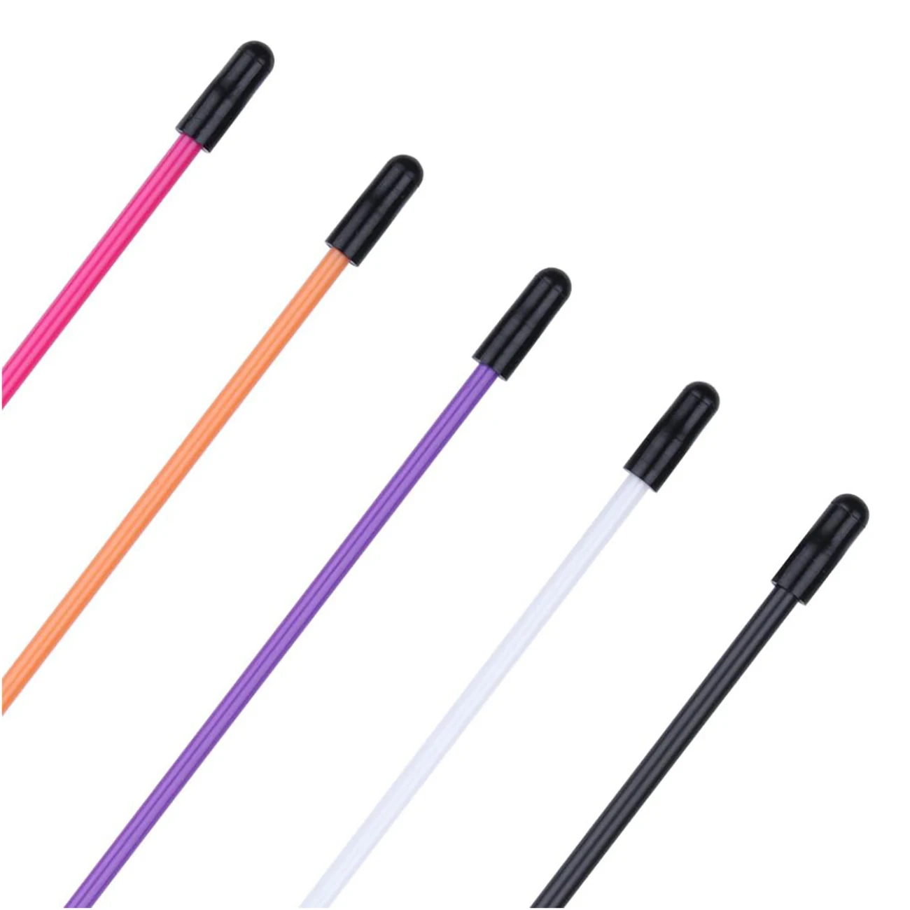 HobbyPark Multicolor Plastic Antenna Tube with Cap for RC Model Cars Boats 2.4G Receivers 5-Pack