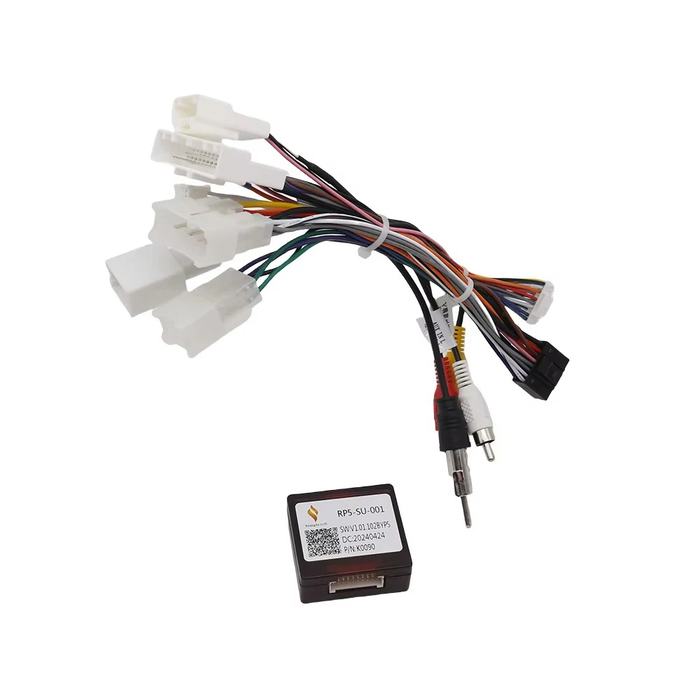 16Pin Car Wiring Harness Adapter Canbus Box For Subaru Legacy Outback Forester XV Crosstrek Harman Kardon