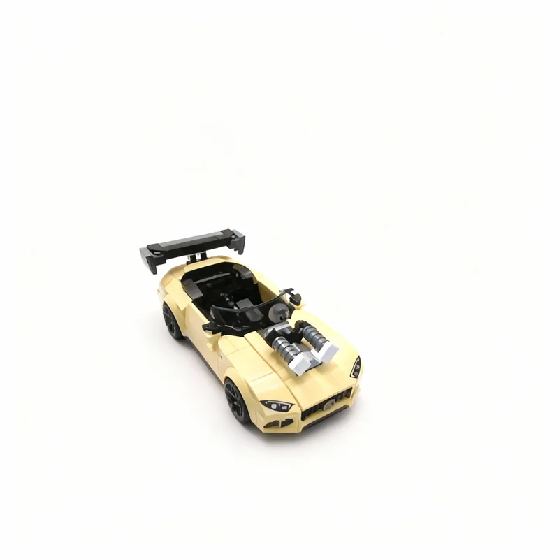 311pcs MOC City Champions TUNING KIT Mercedesees SL 63 AMGS Model Building Blocks Christmas Gift Architecture Toys Birthday