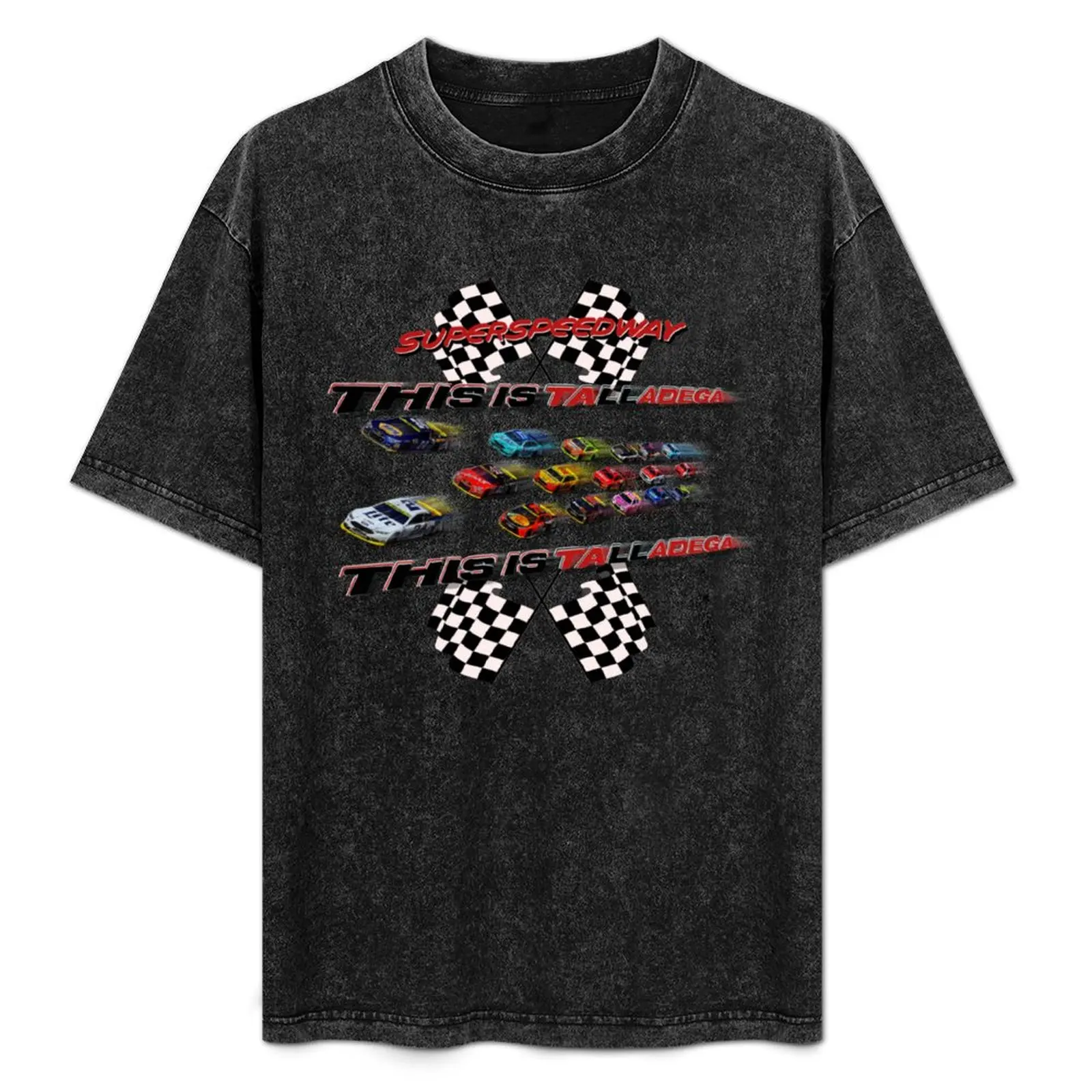 

Футболка с дизайном гоночного автомобиля TALLADEGA Super Speedway от MotorManiac, футболка с минималистичным художественным принтом