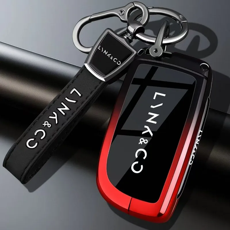 

Premium Zinc Alloy Key Cover Case for Lynk & Co 900/07 EMP/10/08 EMP/Z20/Z10 (2026) - Protective Key Fob Shell Key Bag Chain