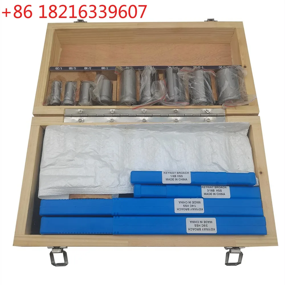 YAO 4/5/6/8mm Broaches 12-28 Cutting Broach Brand new 18pcs HSS Metric Keyway Broach Set