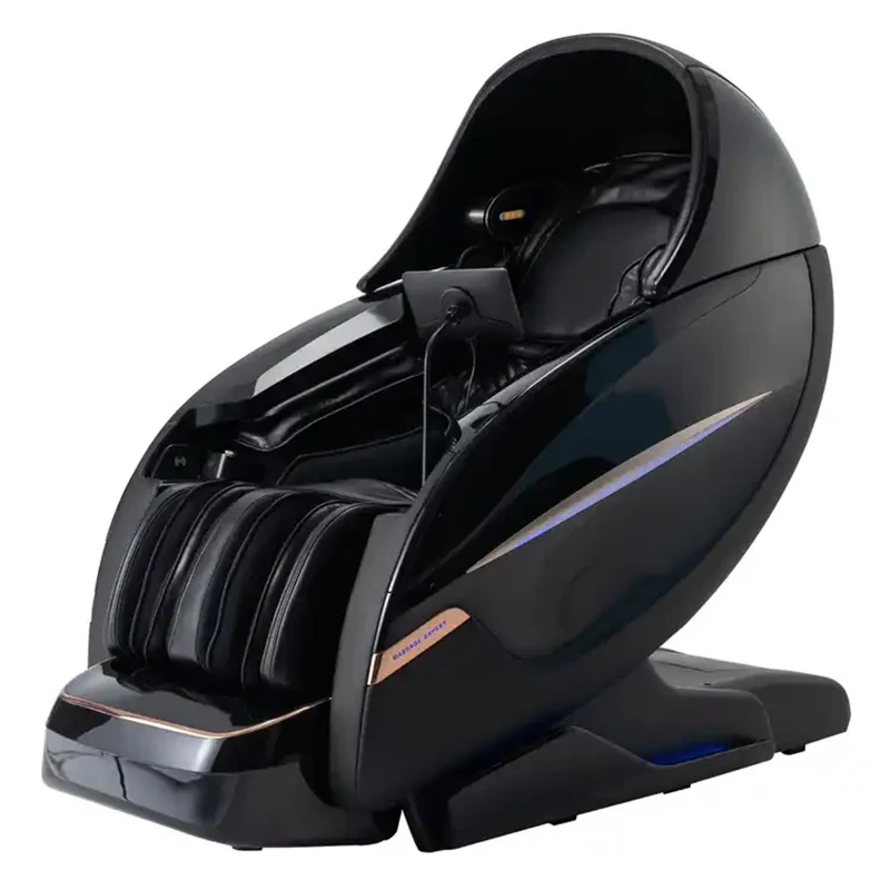 Massage Chair 4D with Zero Gravity Full Body Massage with Voice Control,Heating,LCD Remote Control,Foot Roller Massage Chair