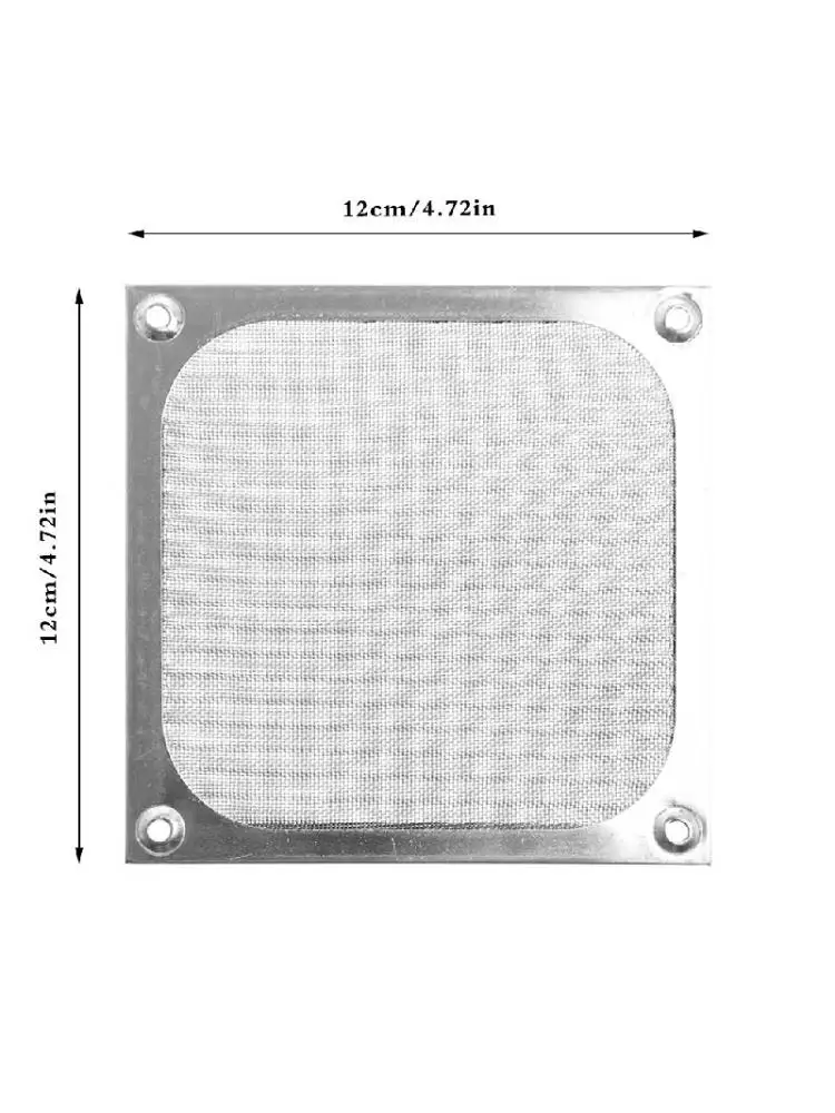 80/120mm Size Metal Dustproof Mesh Dust Filter Net Guard For PC Computer Machine Box Cooling Fan, Computer Fan Dust Filter