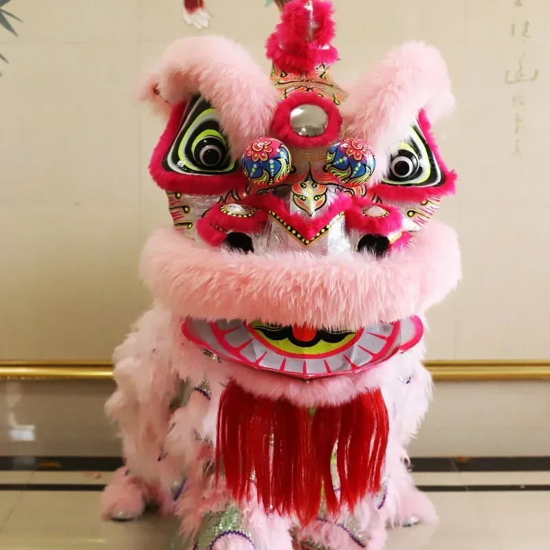 Foshan ผู้ใหญ่ Lion Dance Handmade Crane เครื่องแต่งกาย Lion Awakening คู่ Props ชุด