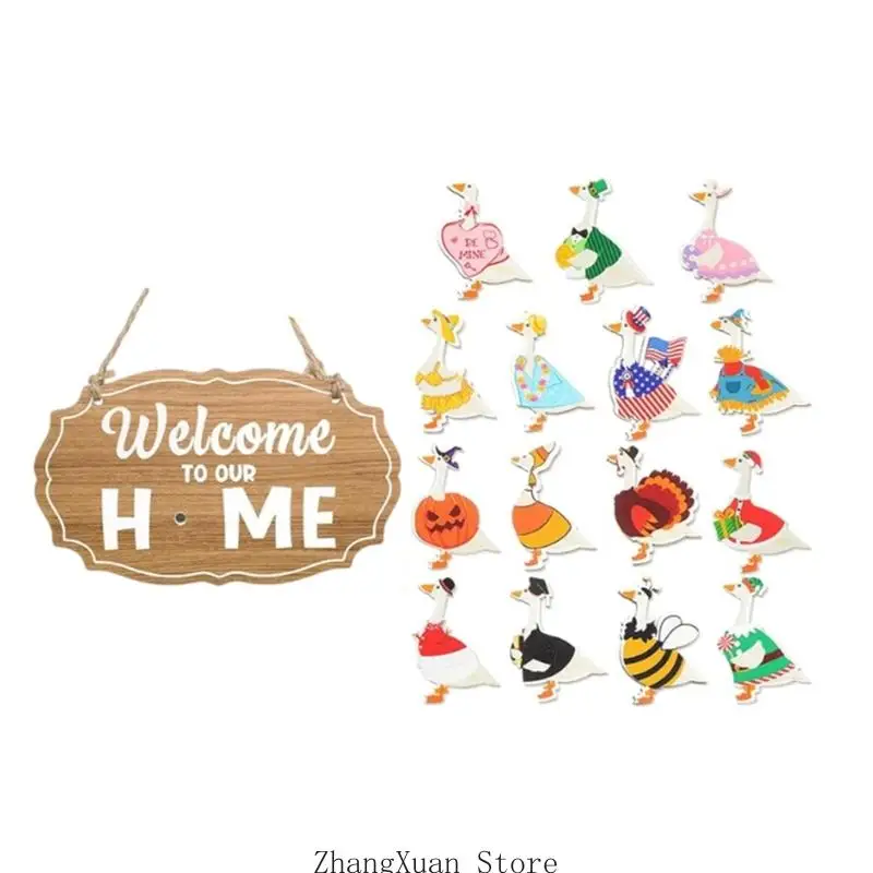 

3XUF Приветственные знаки для отдыха деревянные с взаимозаменяемыми веранды