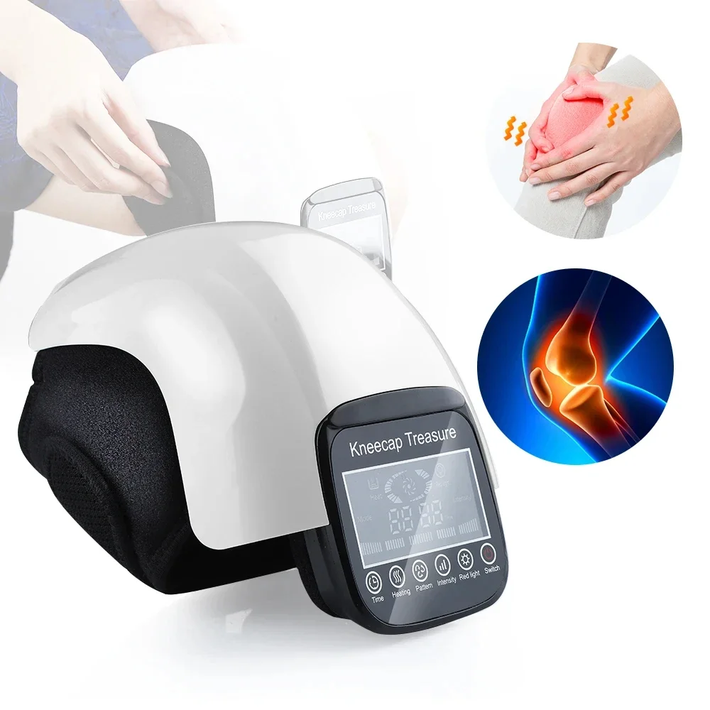 Electric Infrared Heating Knee Massage Air Pressure&Vibration Physiotherapy Instrument Knee Massage Rehabilitation Pain Relief