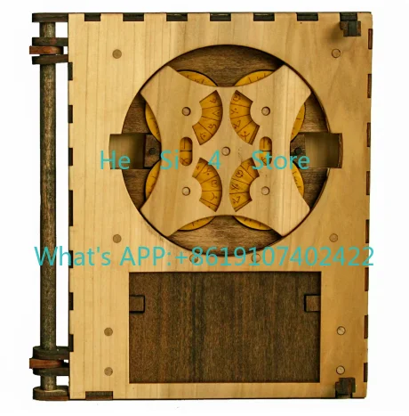 Code book puzzle level 10 high difficulty hell level three-dimensional puzzle assembly toy mechanism decryption box