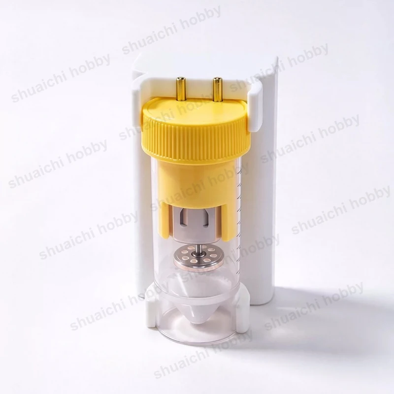 1PCS Mini 4WD 2-in-1 Motor Cleaning Break-In Tool Portable Bottle Battery Case Forward Reverse Rotation for Model Hobby DIY
