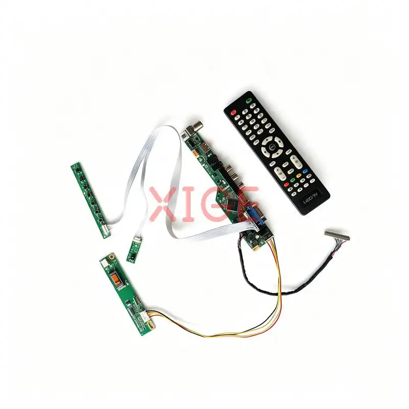 

For LP150E07 LP150E05 LP150E06 LP150E02 Matrix Controller Drive Board Kit 1-CCFL LVDS 30-Pin HDMI+VGA+AV+USB 1400x1050 1400*1050